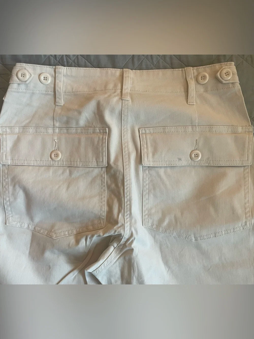 J CREW Tall patch-pocket slim chino pant in Natural Size 8T NWD $98 CS210